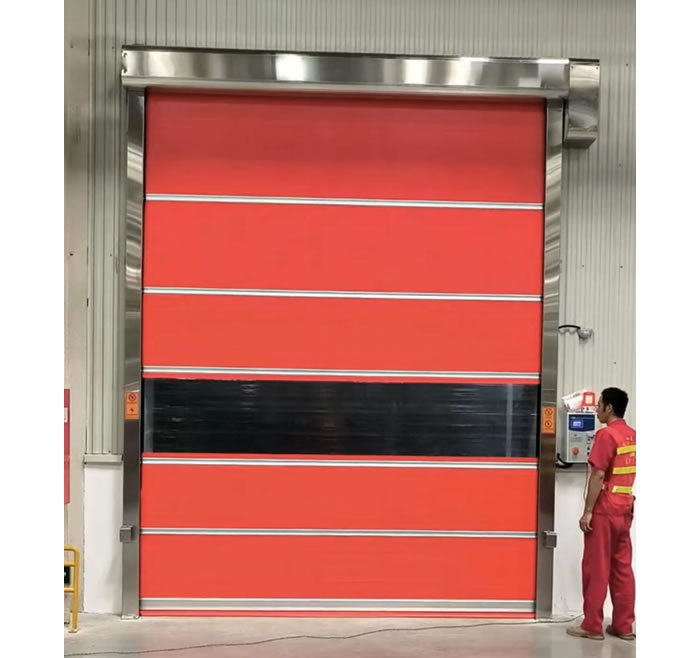 PVC quick rolling shutter door